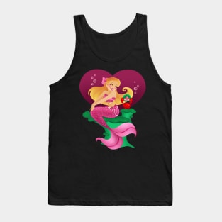 Pink Pearl Mermaid Tank Top